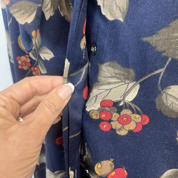 Evan Picone Woman Blouse & Skirt Set Women's Plus Size 16W Blue Berries Vintage - Picture 5 of 11